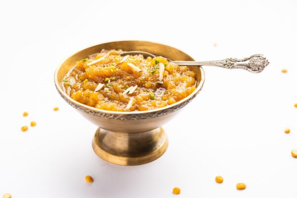 halwa, ingredients, almond, festive, festival, indian dessert, luxurious, spoon, cardamom, special occasion, fresh, garnished, ghee, pistachio, tradition, snack, raw materials, besan, sweet, aroma